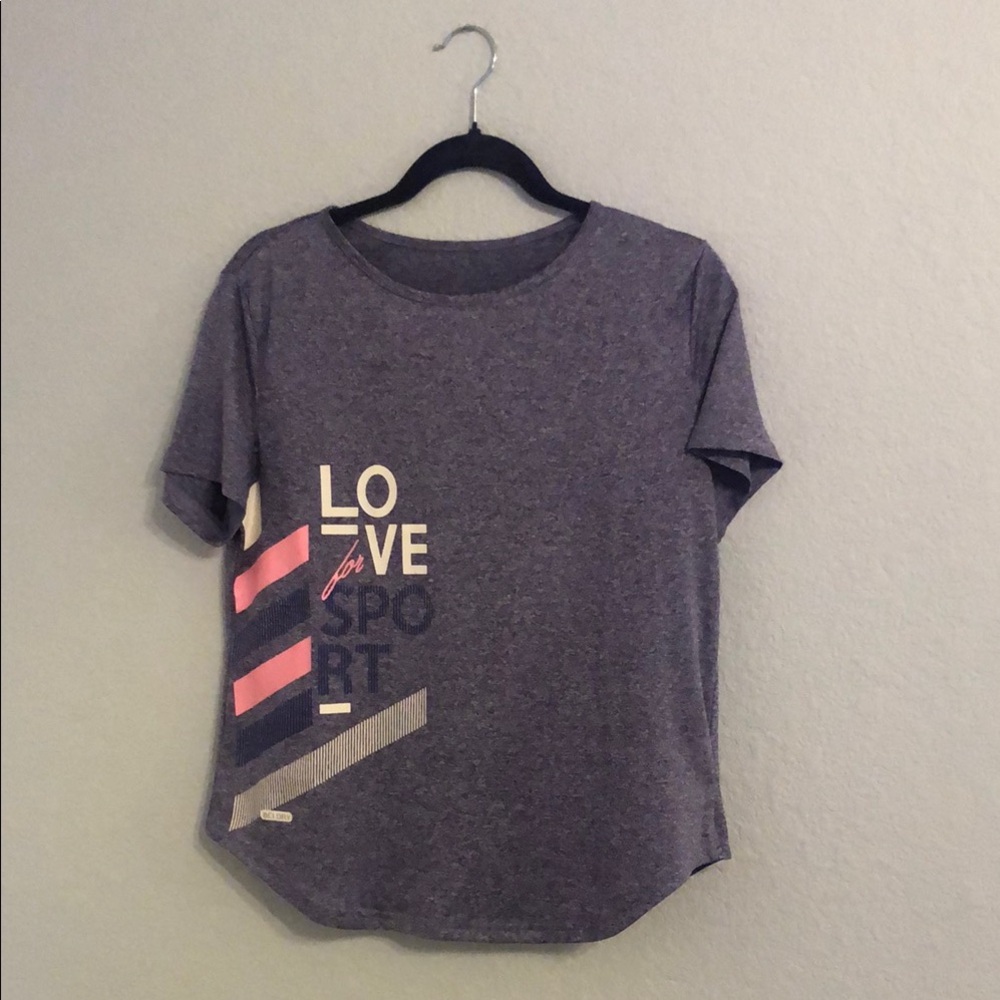 Sporty graphic tee from Shein, size Medium.